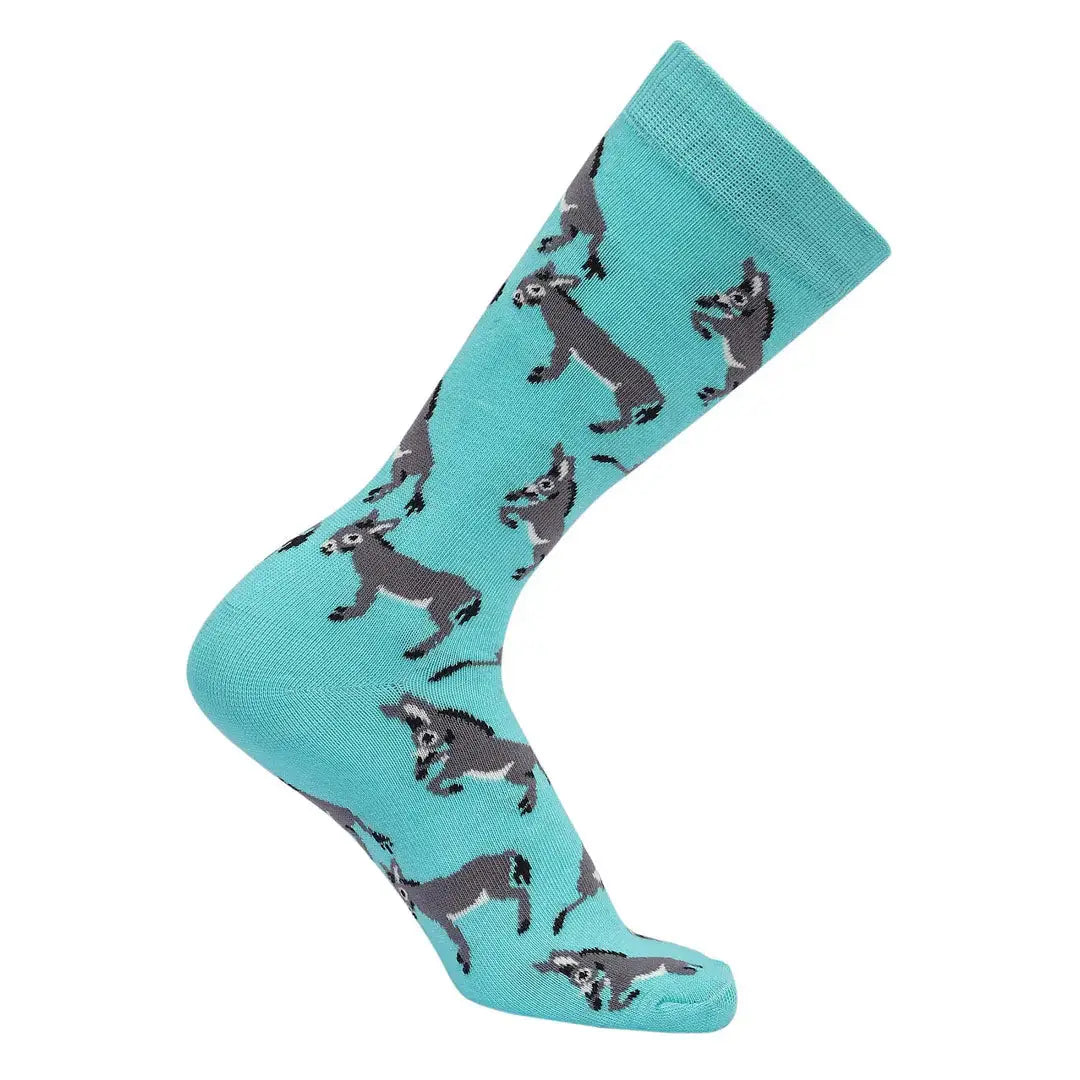 AWST Int'l Playful Donkeys Socks 6 pack - Breeches.com - Flyclothing LLC