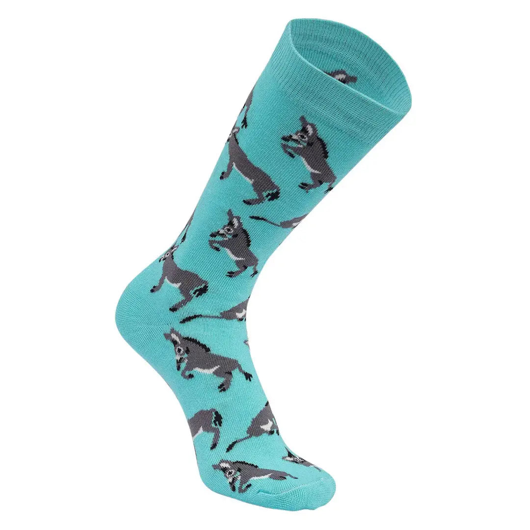 AWST Int'l Playful Donkeys Socks 6 pack - Breeches.com - Flyclothing LLC
