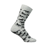 AWST Int'l Ladies "Lila" Galloping Horses Crew Socks- 6 Pack - Breeches.com - Flyclothing LLC