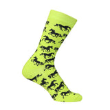 AWST Int'l Ladies "Lila" Galloping Horses Crew Socks- 6 Pack - Breeches.com - Flyclothing LLC