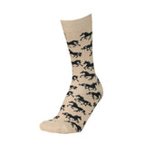 AWST Int'l Ladies "Lila" Galloping Horses Crew Socks- 6 Pack - Breeches.com - Flyclothing LLC