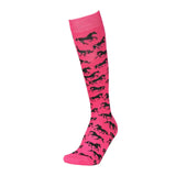 AWST Int'l Ladies "Lila" Galloping Horses Knee Socks - 6 Pack - Breeches.com - Flyclothing LLC