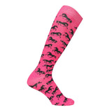 AWST Int'l Ladies "Lila" Galloping Horses Knee Socks - 6 Pack - Breeches.com - Flyclothing LLC