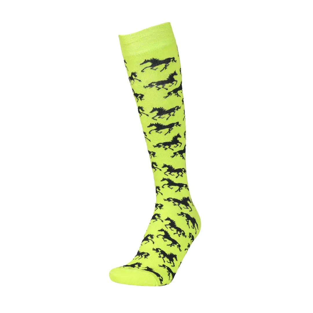 AWST Int'l Ladies "Lila" Galloping Horses Knee Socks - 6 Pack - Breeches.com - Flyclothing LLC