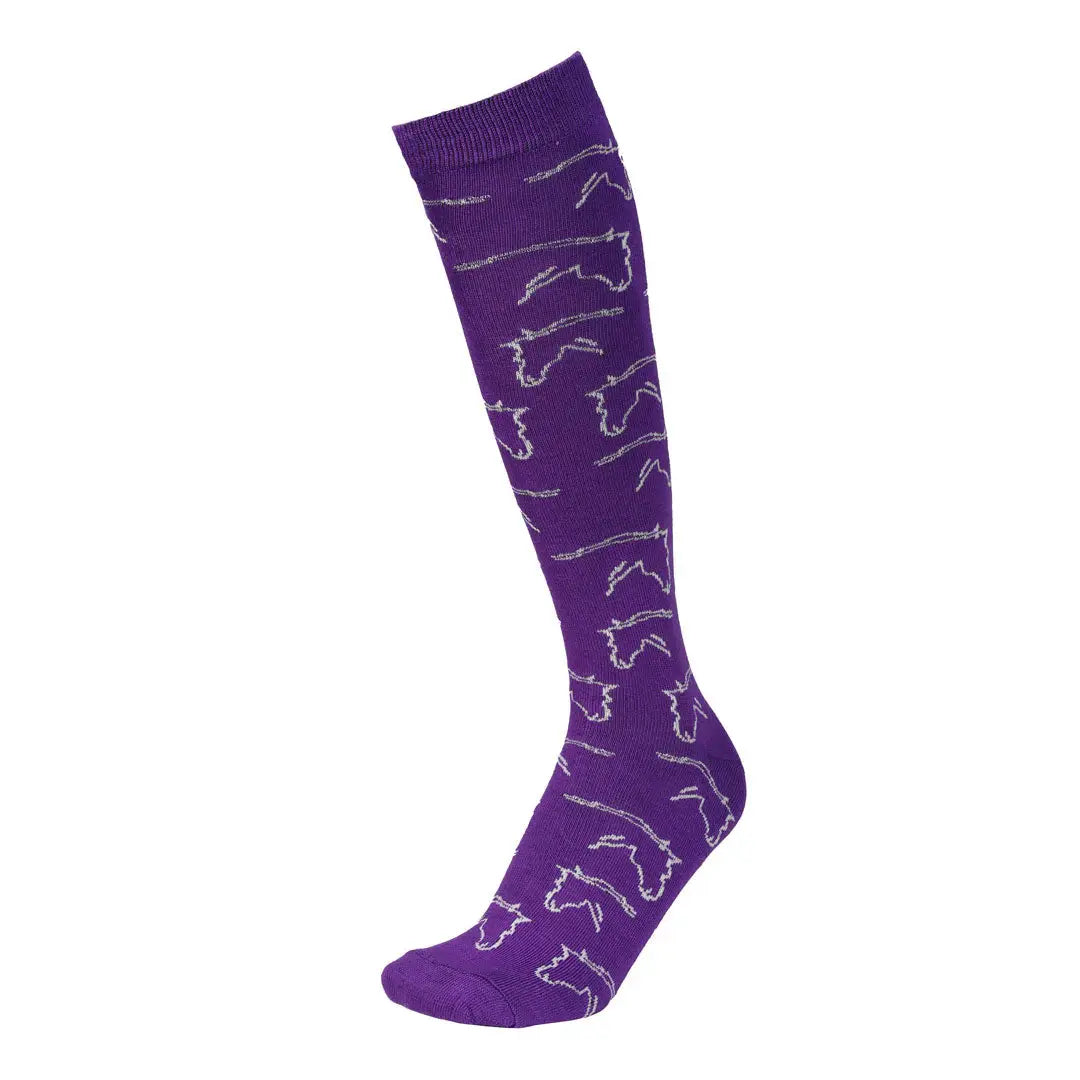 AWST Int'l Ladies Horse Heads Knee Socks - 6 pack - Breeches.com - Flyclothing LLC
