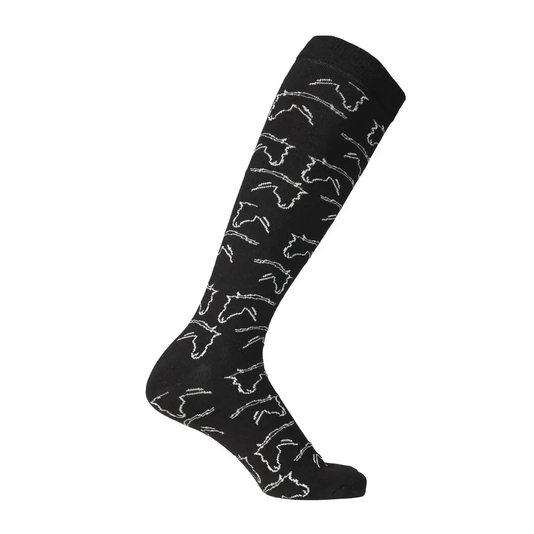 AWST Int'l Ladies Horse Heads Knee Socks - 6 pack - Breeches.com - Flyclothing LLC