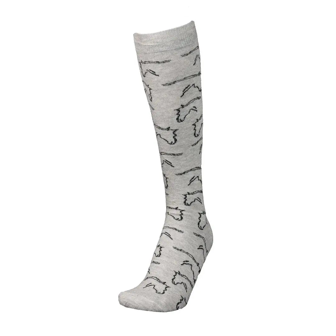 AWST Int'l Ladies Horse Heads Knee Socks - 6 pack - Breeches.com - Flyclothing LLC