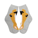 AWST Int'l Child Horse Face Buckskin Crew Socks