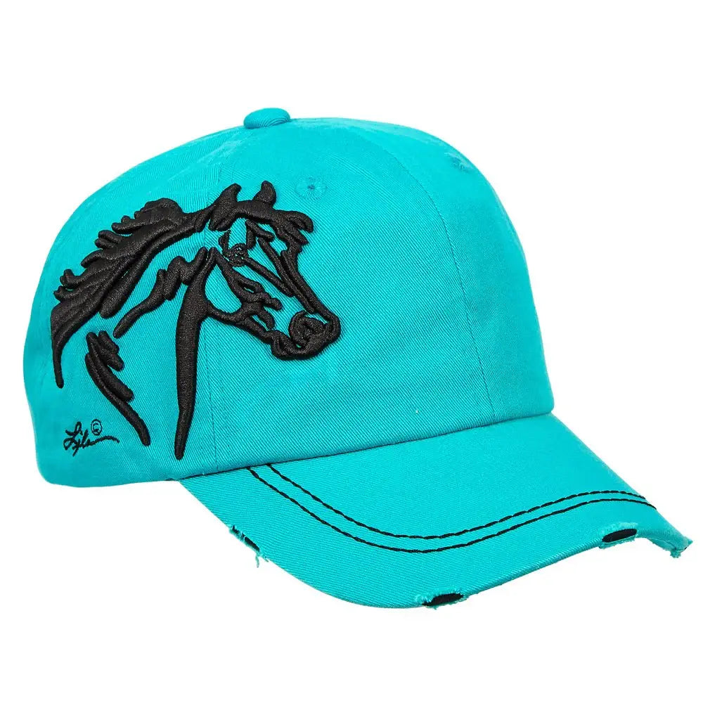 AWST Int'l Lila 3D Horse Head Cap - Breeches.com - Flyclothing LLC