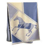 AWST Int'l Horses in Blankets Acrylic Cashmere Scarf - Breeches.com - Flyclothing LLC