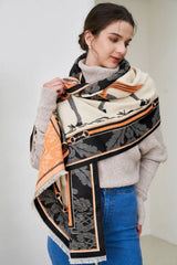 AWST Int'l Baroque Horses Acrylic Cashmere Scarf - Breeches.com - Flyclothing LLC