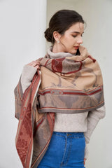 AWST Int'l Baroque Horses Acrylic Cashmere Scarf - Breeches.com - Flyclothing LLC