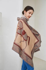 AWST Int'l Baroque Horses Acrylic Cashmere Scarf - Breeches.com - Flyclothing LLC