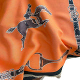 AWST Int'l Hunter Horses Acrylic Cashmere Scarf - Breeches.com - Flyclothing LLC