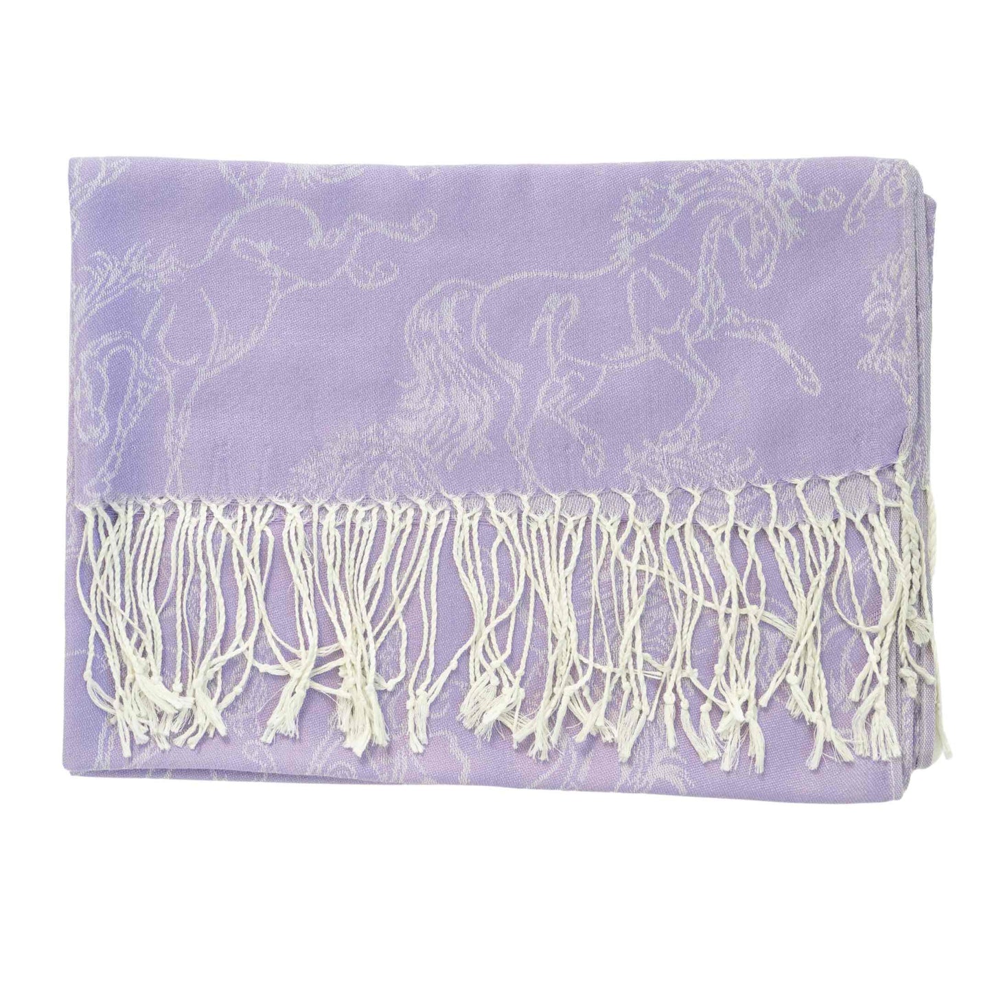 AWST Int'l Lila Linear Horses Pashmina Scarf - Breeches.com - Flyclothing LLC