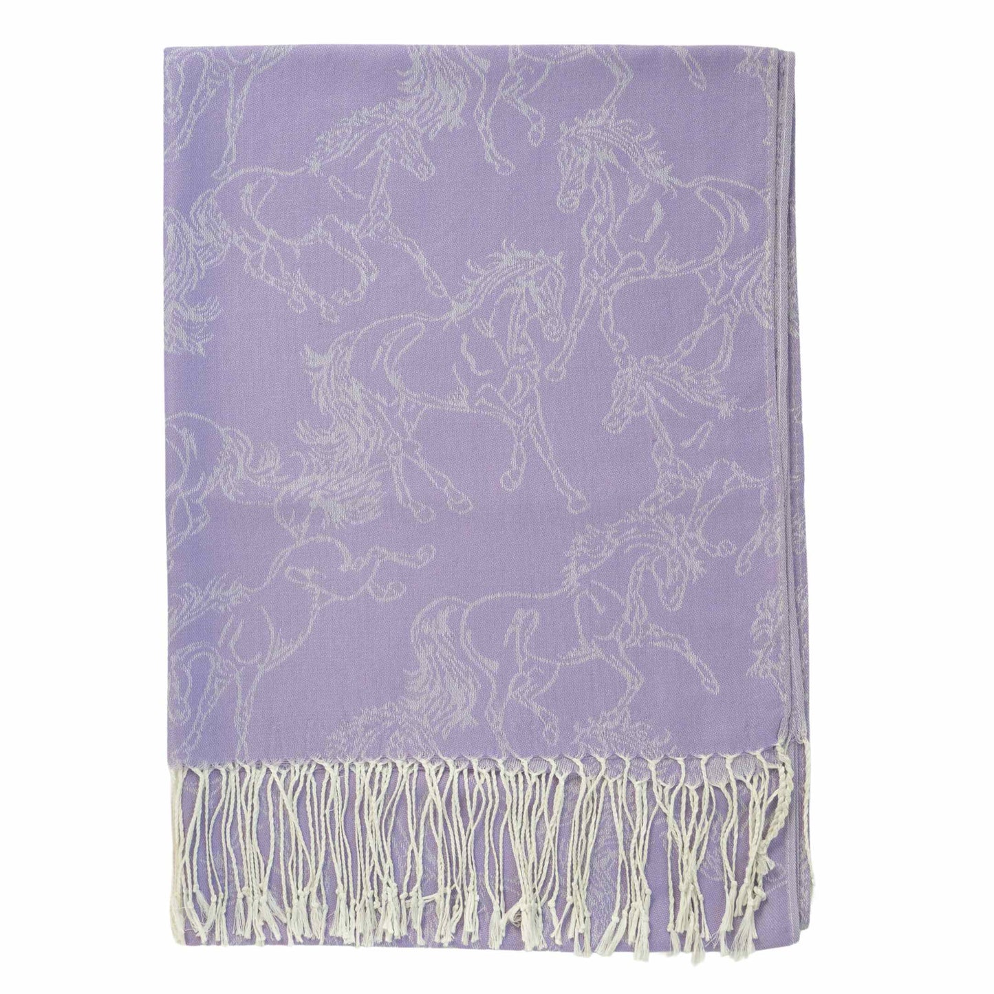 AWST Int'l Lila Linear Horses Pashmina Scarf - Breeches.com - Flyclothing LLC