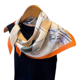 Awst Int'l Horses Circle Blanket Scarf 28" x 28"