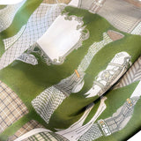 Awst Int'l Horses Gather Scarf 28" x 28"