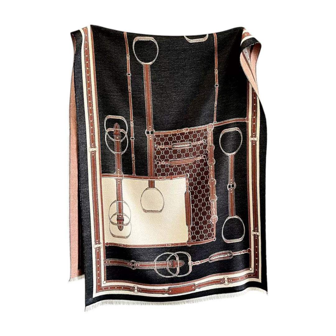 Awst Int'l Stirrups Acrylic Cashmere Scarf - Breeches.com - Flyclothing LLC