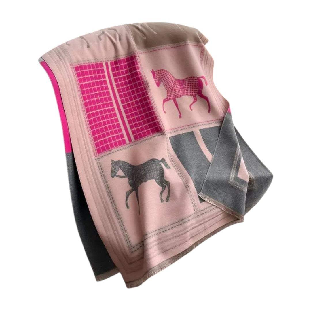 Awst Int'l Blanket Check Acrylic Cashmere Scarf - Breeches.com - Flyclothing LLC