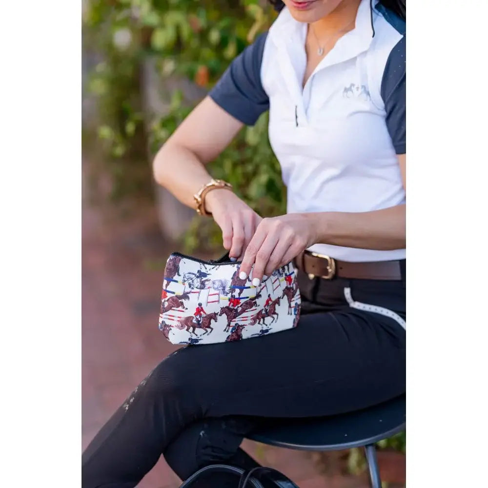 AWST Int'l "Lila" Jumpers Medium Cosmetic Pouch - Breeches.com - Flyclothing LLC