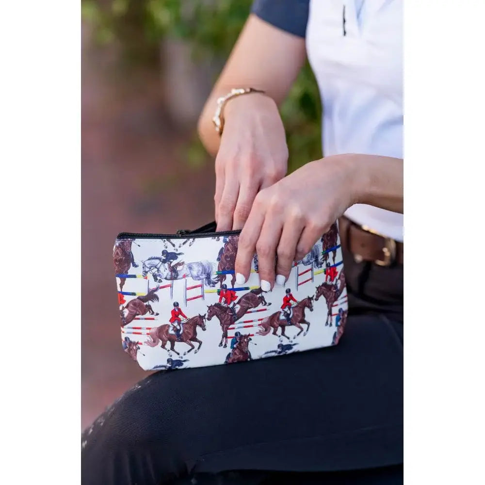 AWST Int'l "Lila" Jumpers Medium Cosmetic Pouch - Breeches.com - Flyclothing LLC