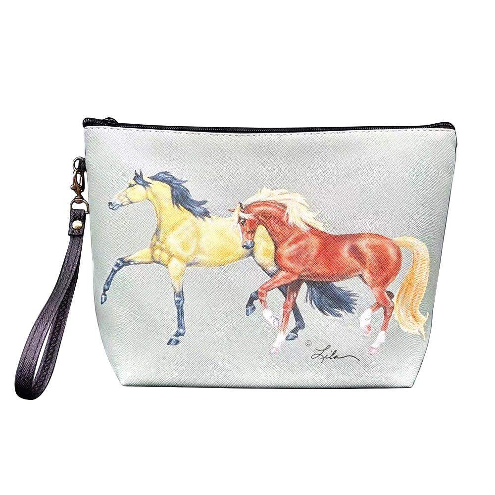 AWST Int'l Lila Buckskin Sorrel Accessory Bag with Wristlet - Breeches.com - Flyclothing LLC