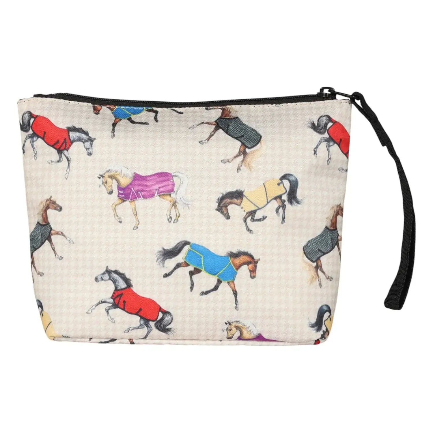 AWST Int'l Lila Horses in Blankets Accessory Bag - Breeches.com - Flyclothing LLC