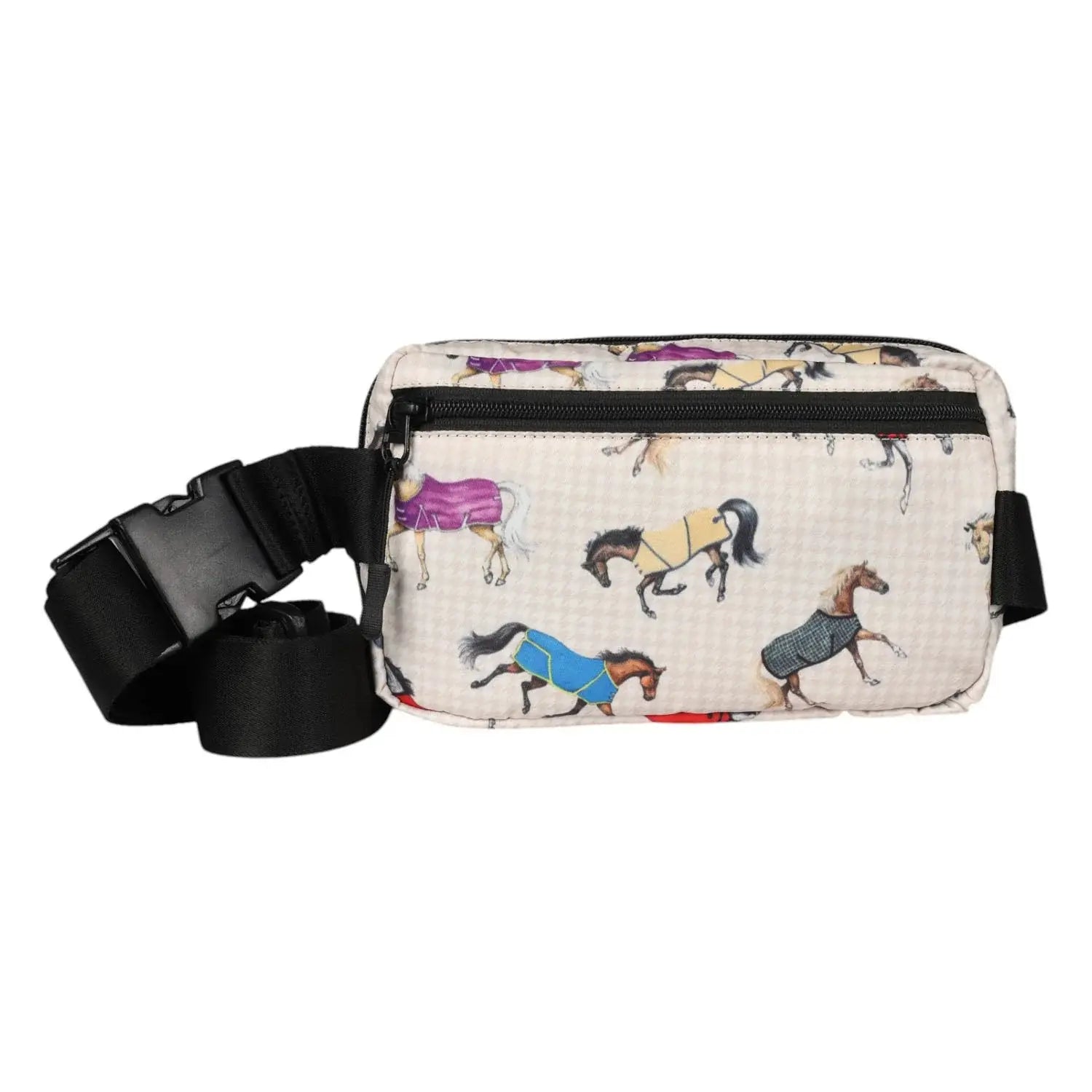 AWST Int'l Lila Horses in Blankets Crossbody/Waist Bag - Breeches.com - Flyclothing LLC