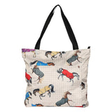 AWST Int'l Lila Horses in Blankets Tote Bag - Breeches.com - Flyclothing LLC