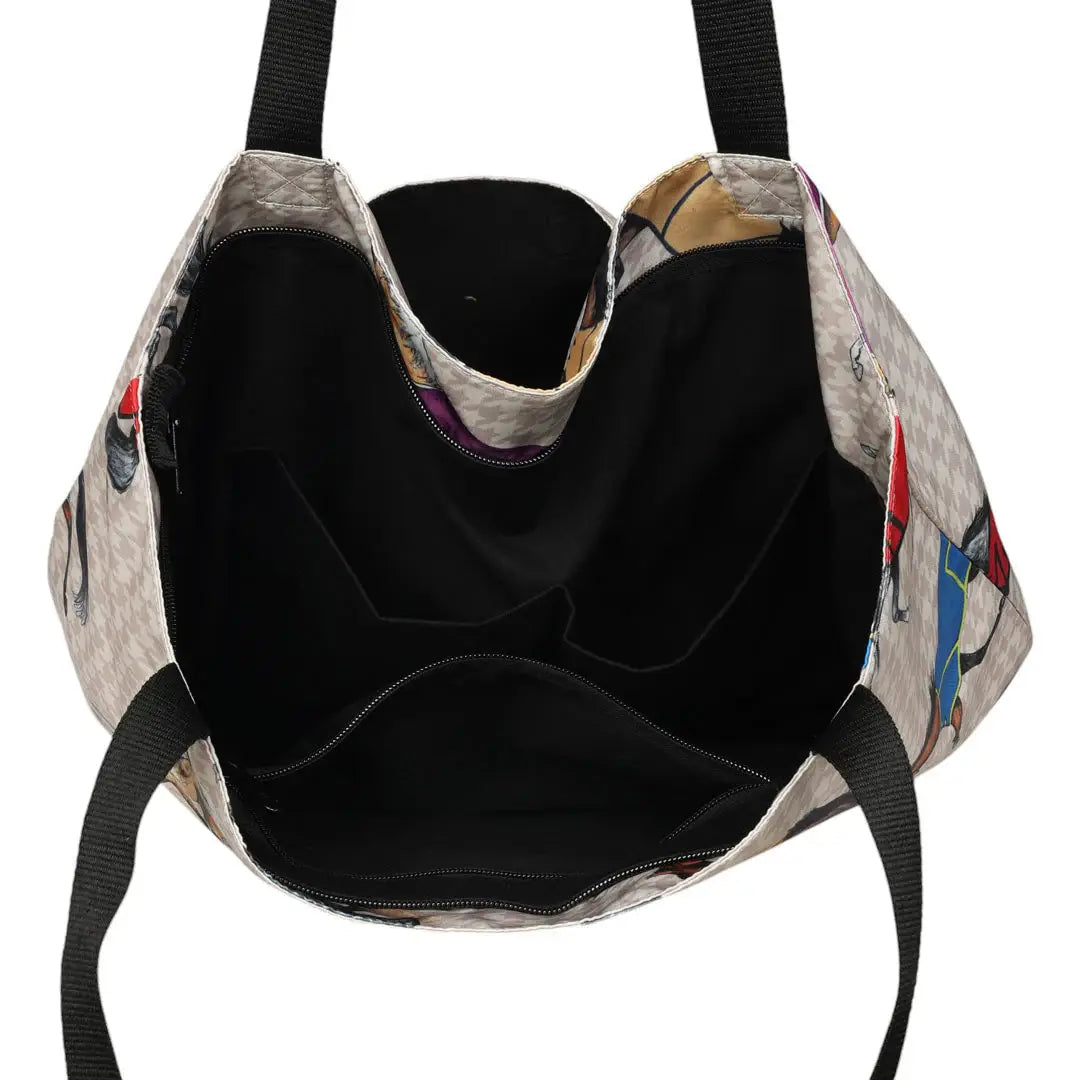 AWST Int'l Lila Horses in Blankets Tote Bag - Breeches.com - Flyclothing LLC