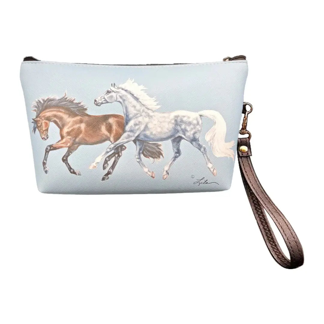 AWST Int'l Lila Accessory Wristlet Bags- Lila Grey Bay - Breeches.com - Flyclothing LLC