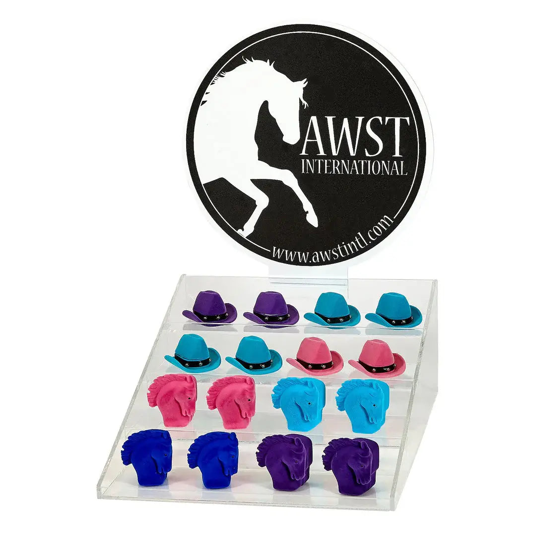 AWST Int'l Pendant/Earring, Horse Head/Cowboy Hat Jewelry Display - Breeches.com - Flyclothing LLC