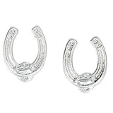 AWST Int'l Horseshoe Earrings w/Colorful Cowboy Hat Gift Box - Breeches.com - Flyclothing LLC