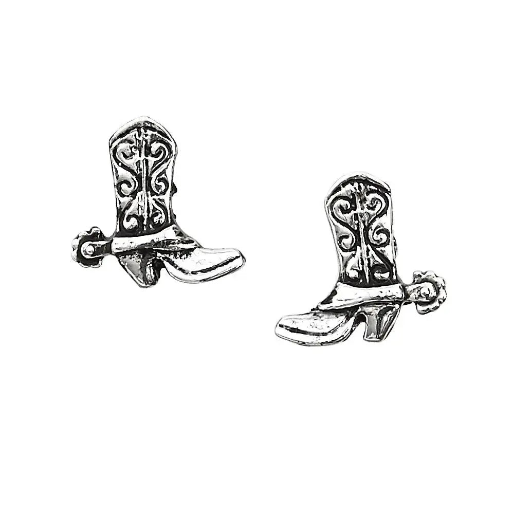 AWST Int'l Cowboy Boot Earrings w/Colorful Cowboy Hat Gift Box - Breeches.com - Flyclothing LLC