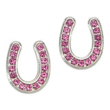 AWST Int'l Horseshoes Earrings w/Colorful Cowboy Hat Box - Breeches.com - Flyclothing LLC