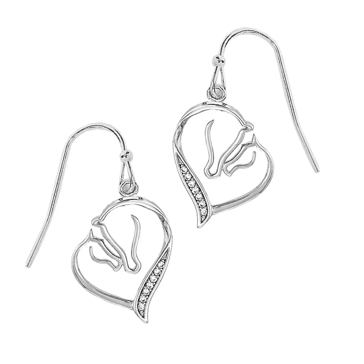 AWST Int'l Mare & Foal Horse Head Earrings - Breeches.com - Flyclothing LLC