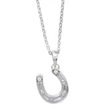 AWST Int'l Horseshoe Pendant Necklace w/Colorful Cowboy Hat Gift Box - Breeches.com - Flyclothing LLC