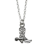 AWST Int'l Cowboy Boot Necklace w/Colorful Cowboy Hat Gift Box - Breeches.com - Flyclothing LLC