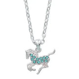 AWST Int'l Aqua Precious Pony Necklace w/Aqua Horse Head Gift Box - Breeches.com - Flyclothing LLC