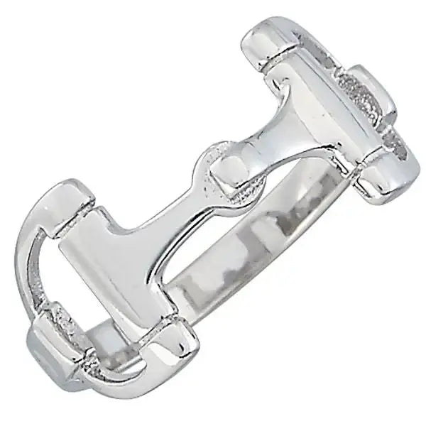 AWT Int'l Sterling Silver Snaffle Bit Ring - Breeches.com - Flyclothing LLC