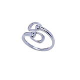 AWST Int'l Snaffle Bit Sterling Silver Adjustable Wrap Ring - Breeches.com - Flyclothing LLC