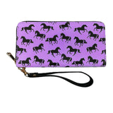 AWST Int'l Lila Wallet with Wristlet- Lila Silhouettes - Breeches.com - Flyclothing LLC