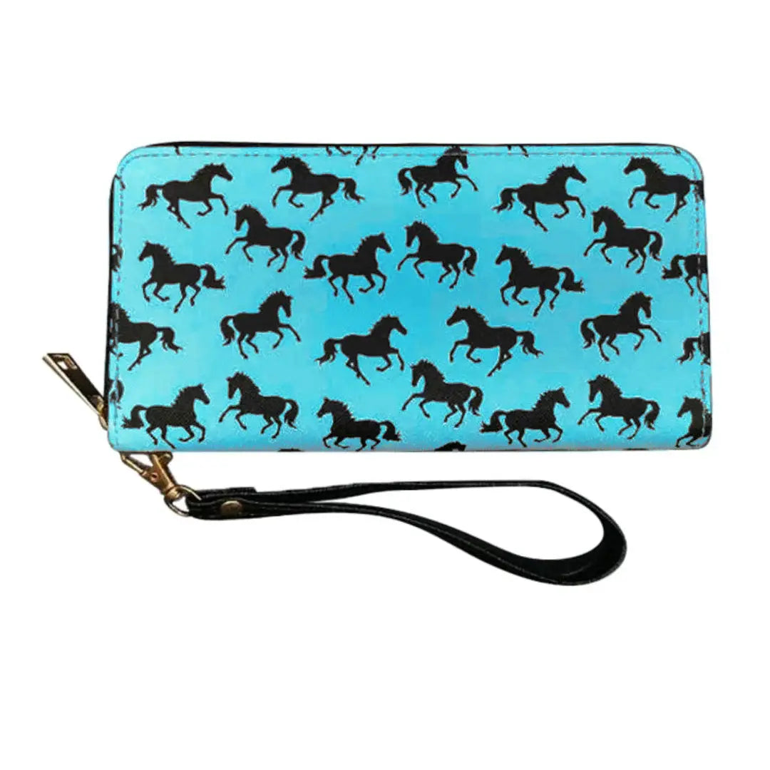 AWST Int'l Lila Wallet with Wristlet- Lila Silhouettes - Breeches.com - Flyclothing LLC