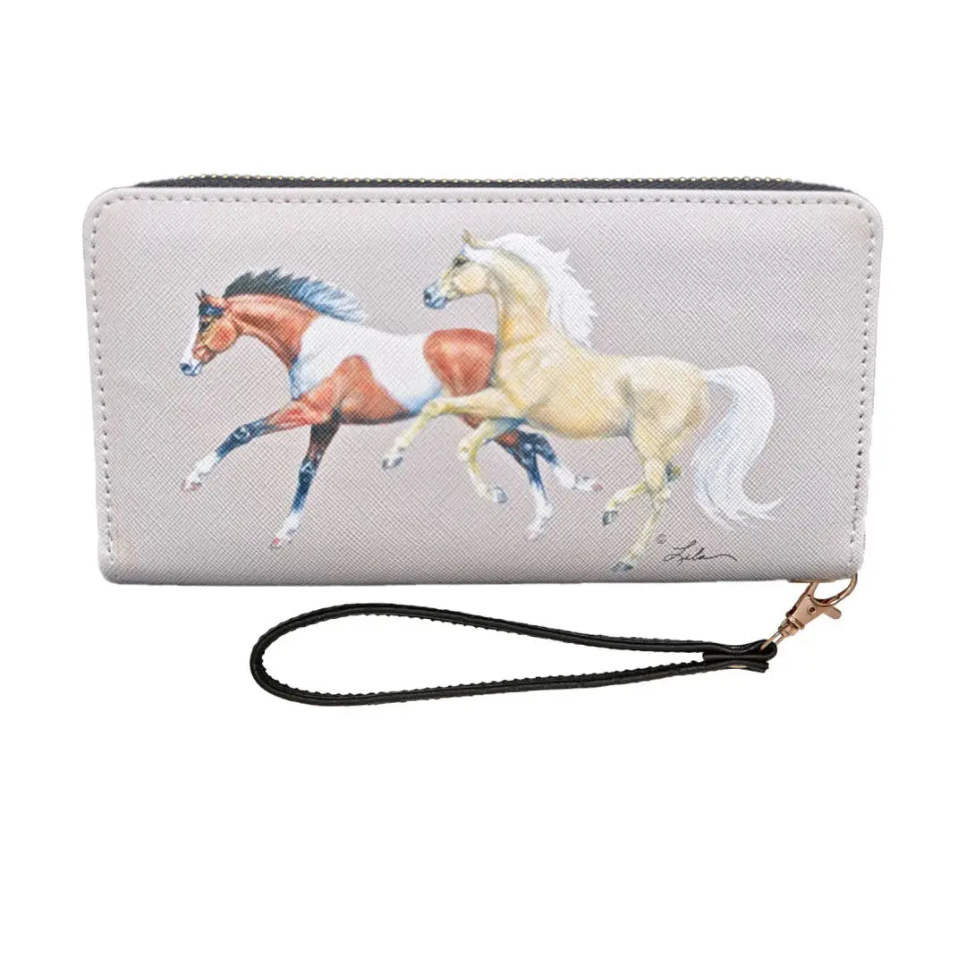 AWST Int'l Lila Wallet with Wristlet- Lila Paint Palomino - Breeches.com - Flyclothing LLC