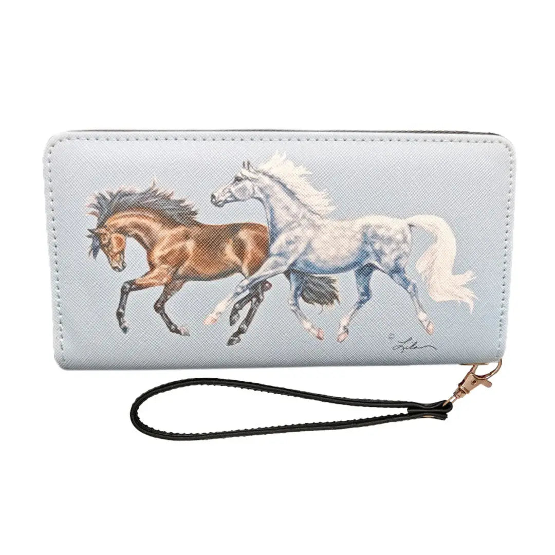 AWST Int'l Lila Wallet with Wristlet- Lila Grey Bay - Breeches.com - Flyclothing LLC