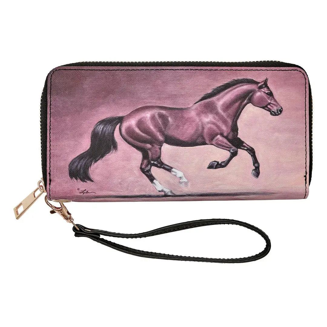 AWST Int'l "Lila" Bay Horse Clutch Wallet - Breeches.com - Flyclothing LLC