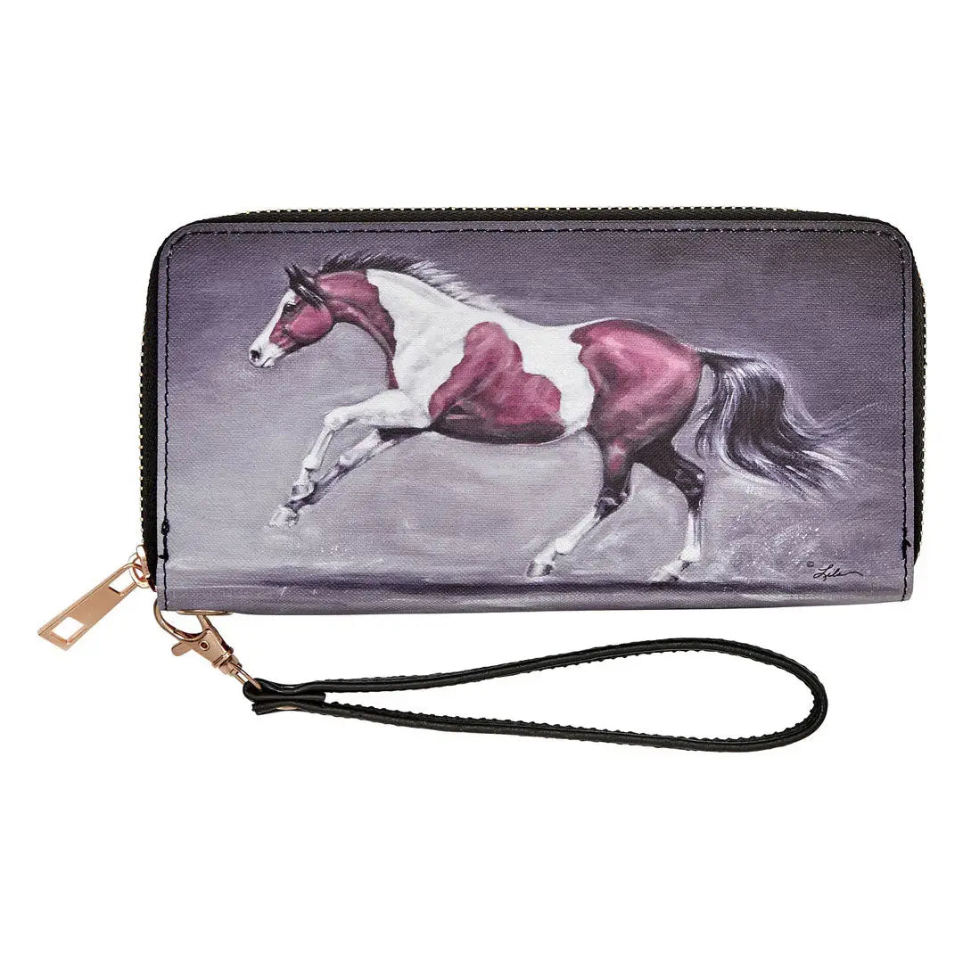 AWST Int'l "Lila" Paint Horse Clutch Wallet - Breeches.com - Flyclothing LLC