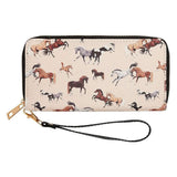 AWST Int'l "Lila" Horses All Over Clutch Wallet - Breeches.com - Flyclothing LLC