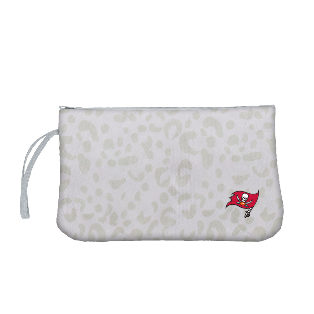 Tampa Bay Buccaneers Leopard Print Wristlet